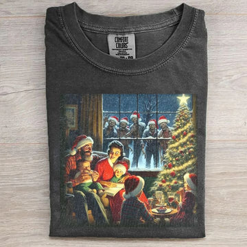 Retro Funny Christmas Graphic T-shirt