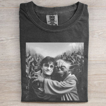 Retro Fantasy Graphic T-shirt
