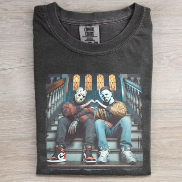 Vintage Horror Graphic T-shirt