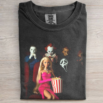 DARK BARBIECORE FOR MOVIE THEATERS T-SHIRT