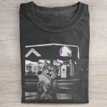 Funny cat taco T-shirt
