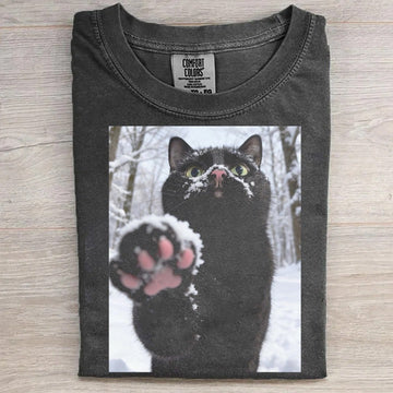POV Kitty Paw Print Vintage T-Shirt