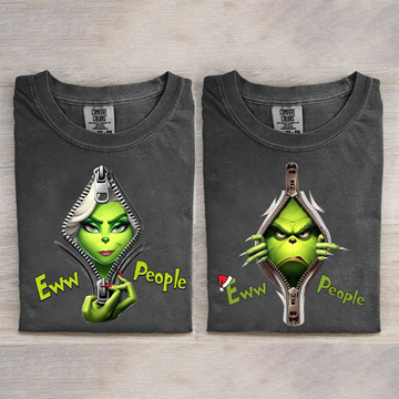 Eww People Retro Christmas Retro T-Shirt
