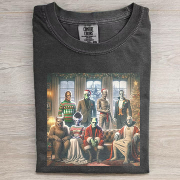 Funny Christmas Horror Retro T-shirt