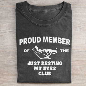 Just Resting My Eyes Shirt for Dad T-shirt